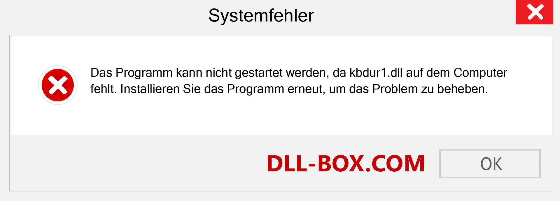 kbdur1.dll-Datei fehlt?. Download für Windows 7, 8, 10 - Fix kbdur1 dll Missing Error unter Windows, Fotos, Bildern